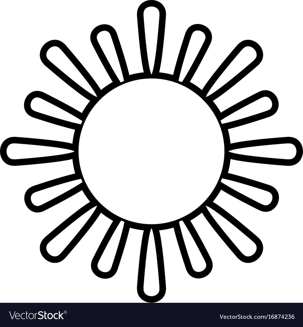 Sun cartoon icon image