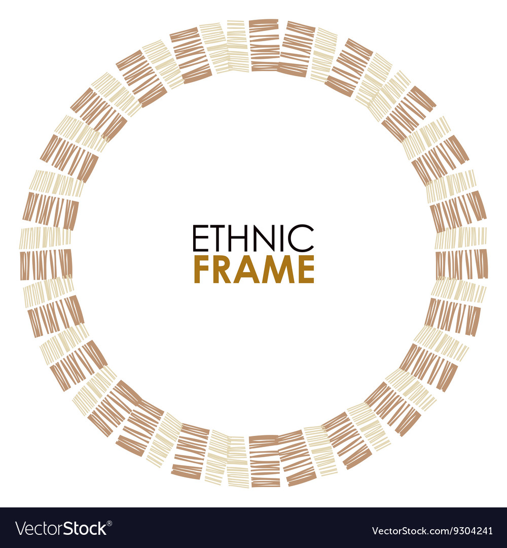 Ethnic frame