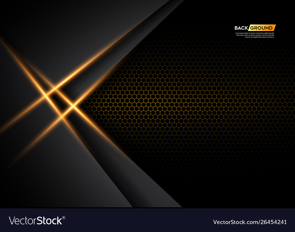 Modern abstract 3d background with black paper Vector Image