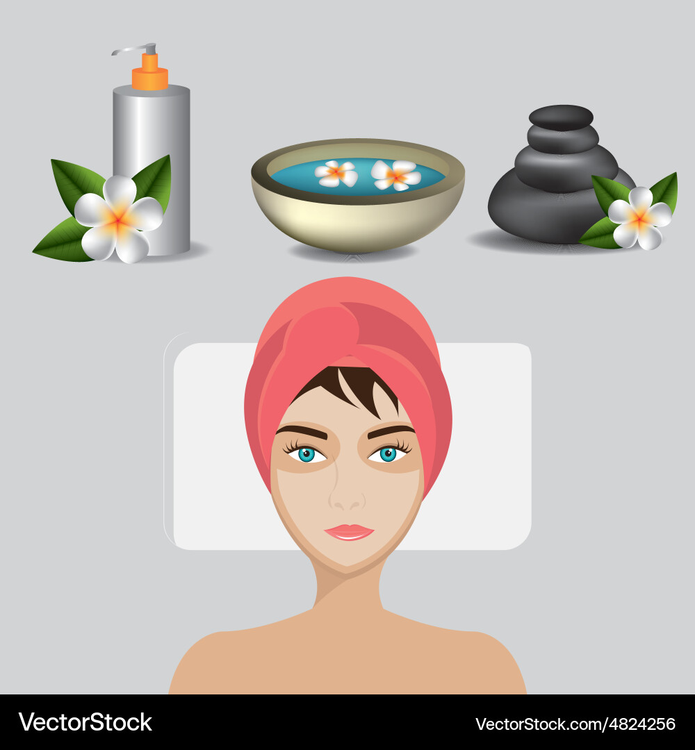 Spa design Royalty Free Vector Image - VectorStock