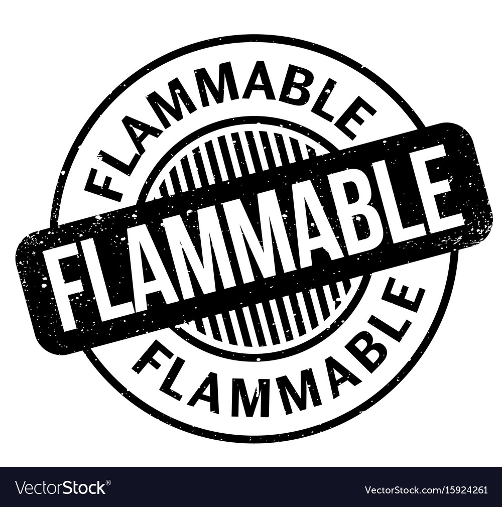 Flammable Rubber Stamp Royalty Free Vector Image Rubber Stamp Royalty Free Vector Image