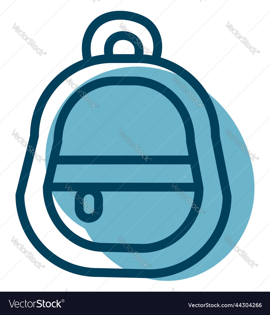 Colledge backpack on a white background