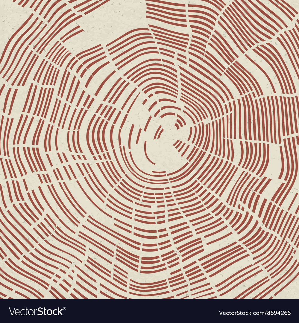 Tree rings background Royalty Free Vector Image