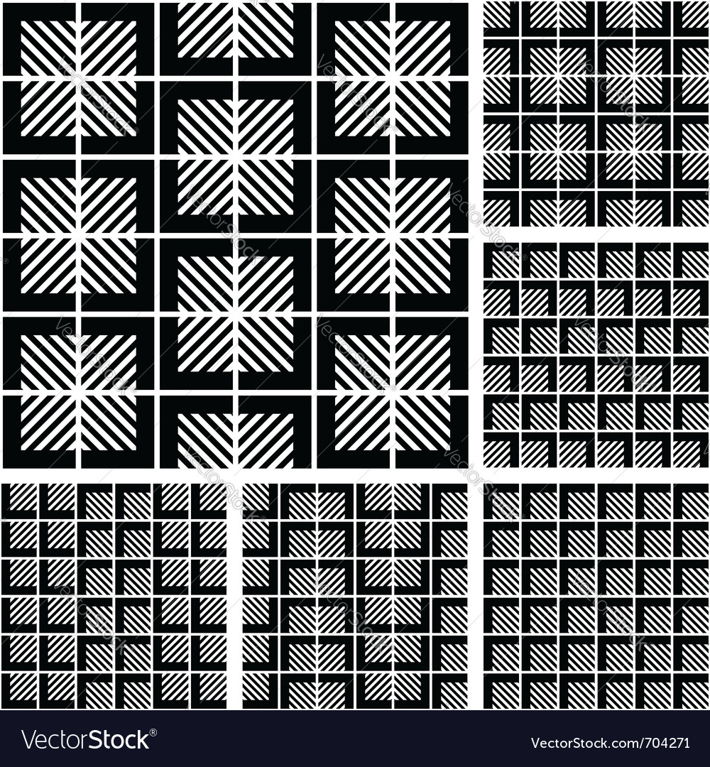 Seamless patterns set