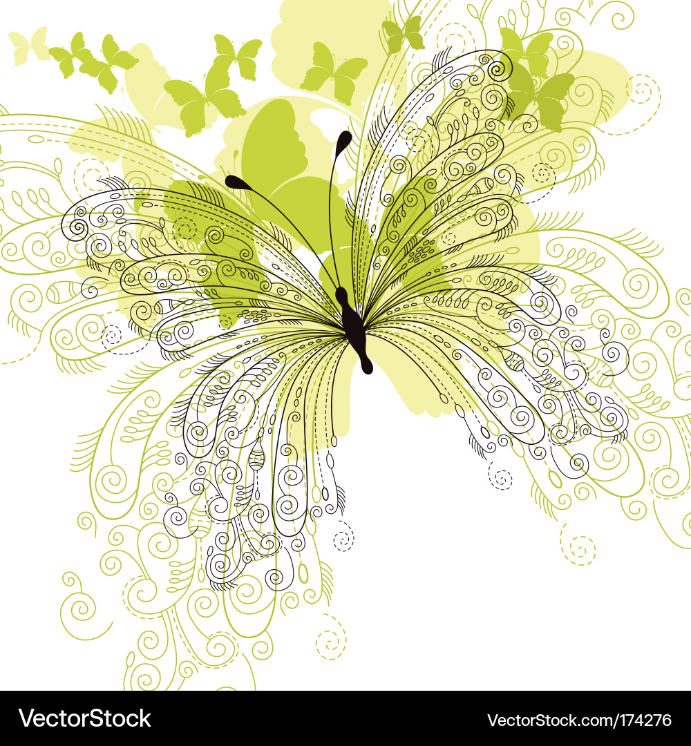 Butterfly Royalty Free Vector Image - VectorStock