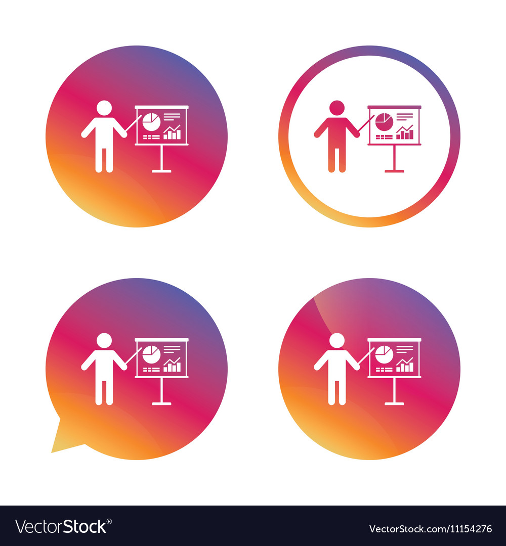 Presentation billboard sign icon diagram symbol