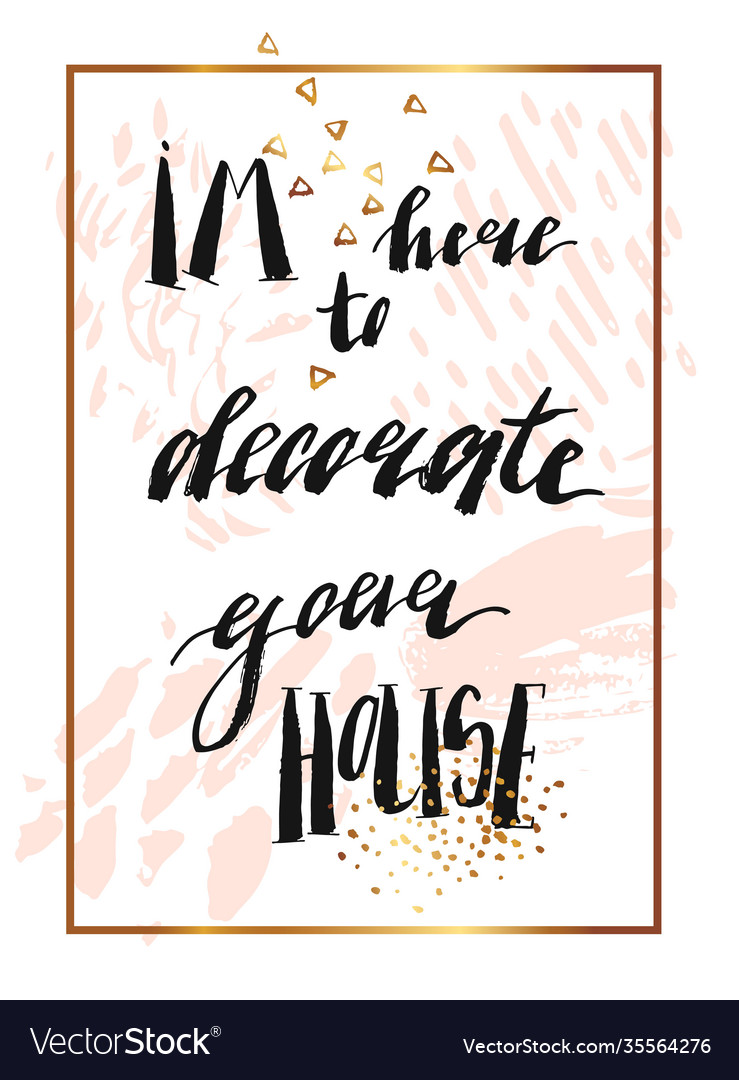 Quote hand drawn vintage print