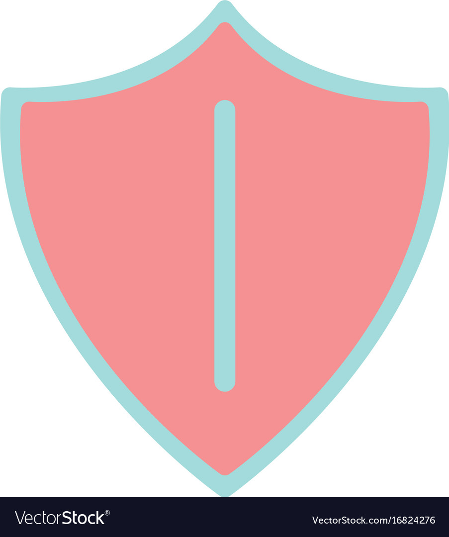 Security shield to technology protection icon