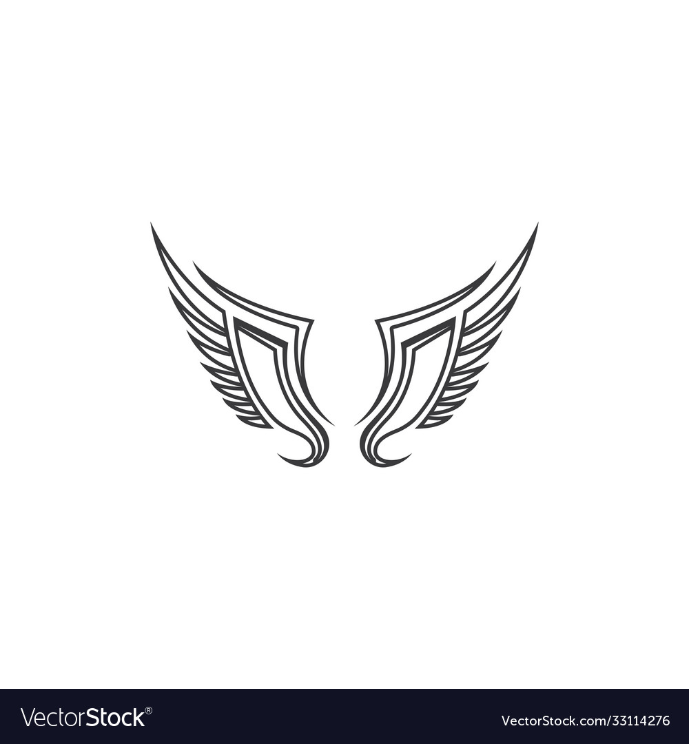 Wing logo template