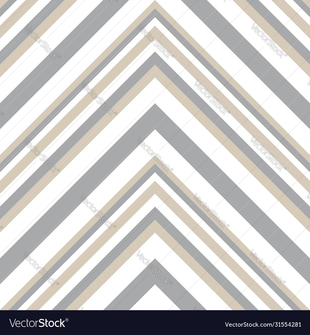 Brown Taupe Chevron Stripe Seamless Pattern Vector Image