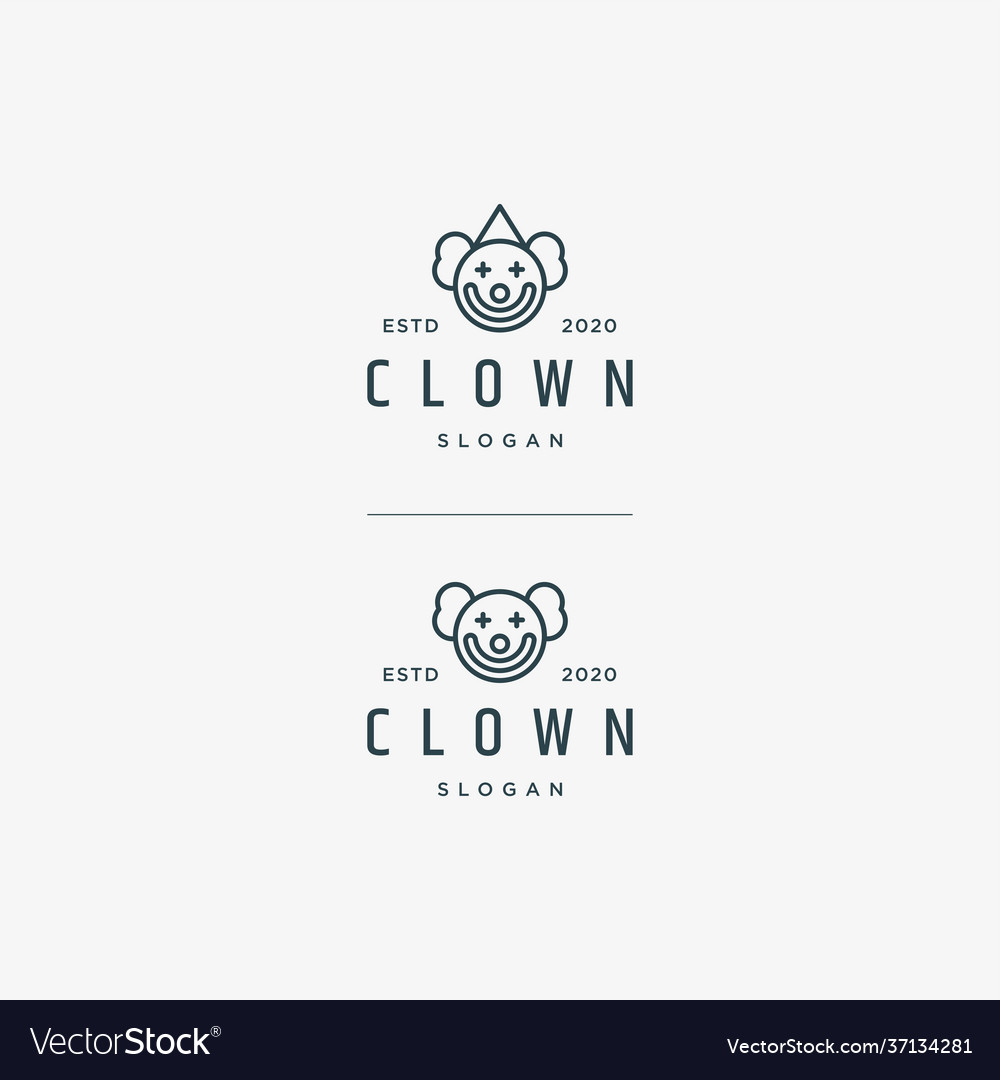 Clown logo icon design