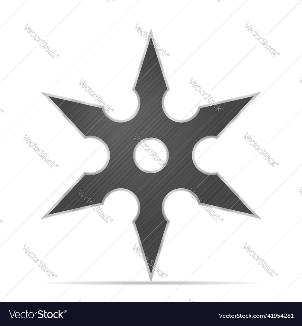 Shuriken Royalty Free Vector Image - Vectorstock