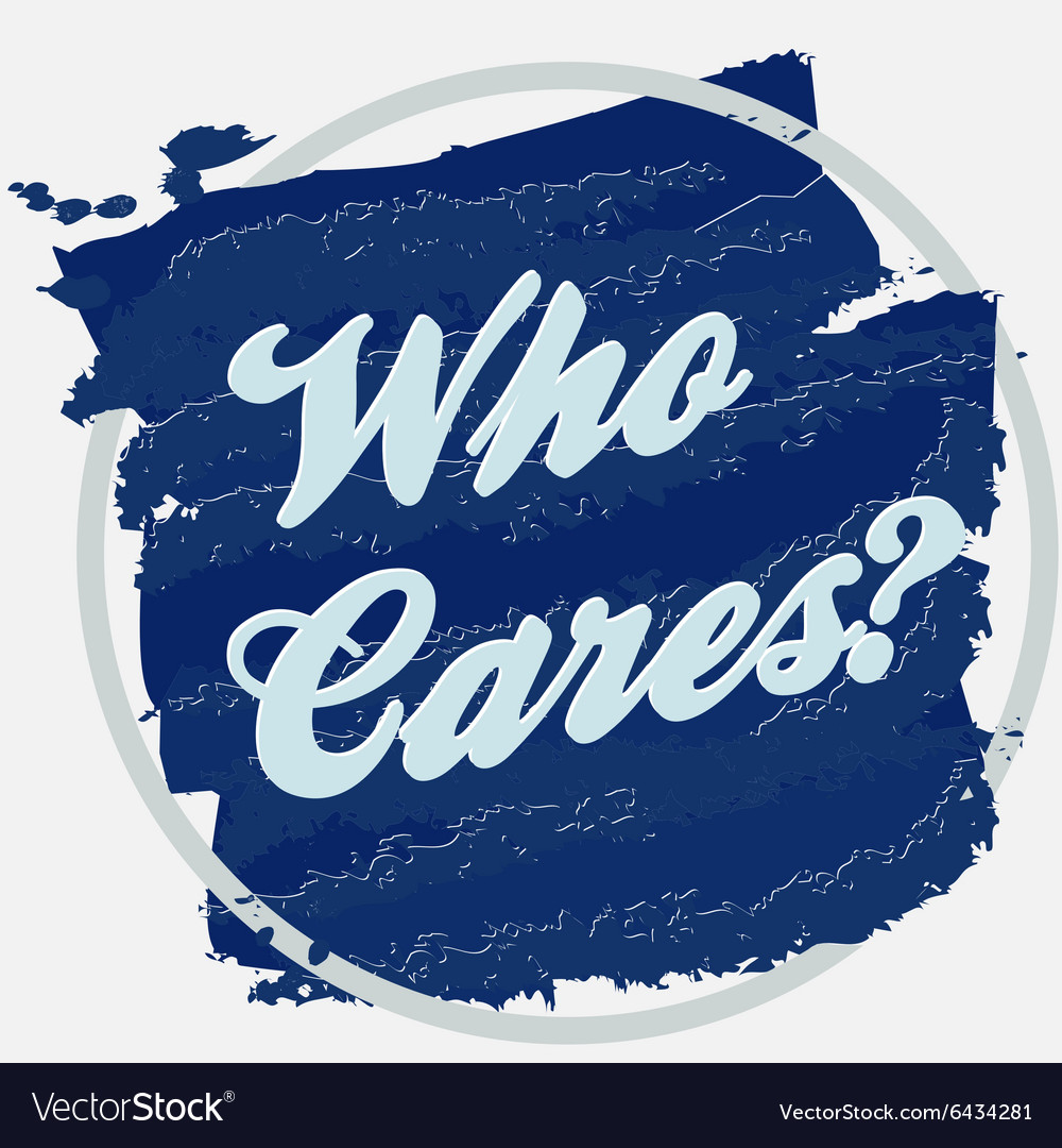 Who cares print design