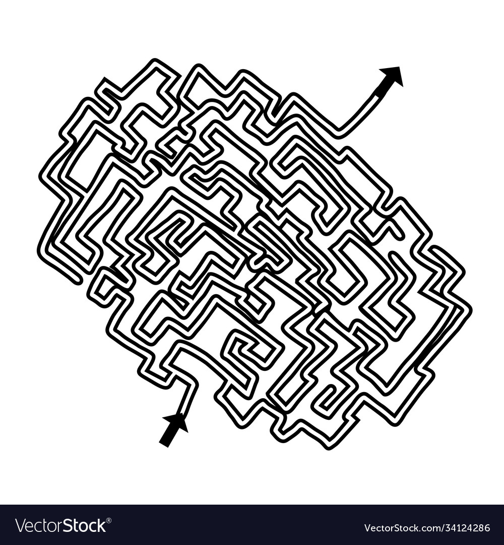 Maze Game Royalty Free Vector Image Vectorstock Maze Game Royalty Free Vector Image Vectorstock