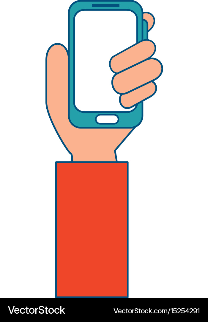 Smartphone device icon Royalty Free Vector Image
