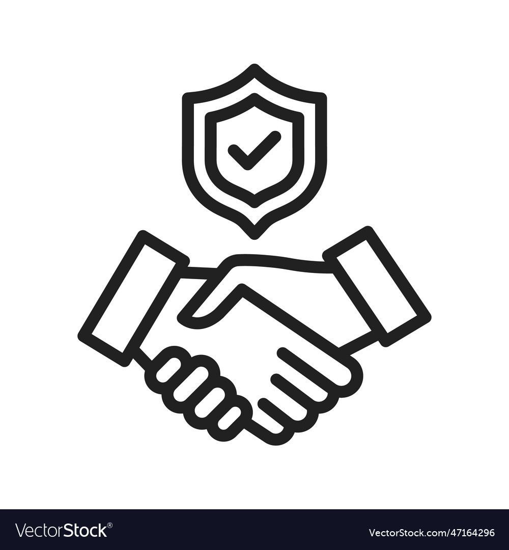 Trust Icon Image Royalty Free Vector Image - Vectorstock