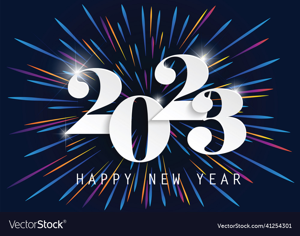 2023 happy new year elegant design