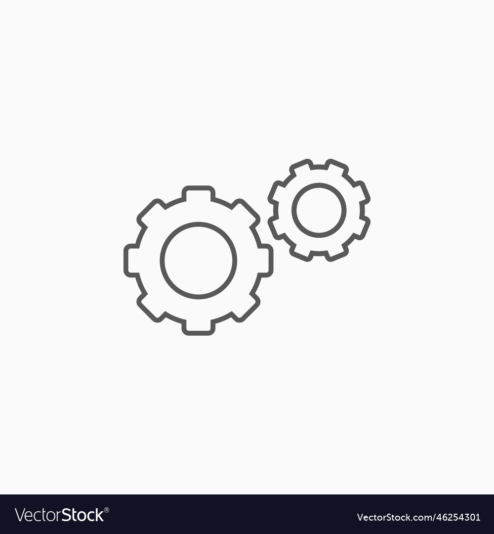 Gears icon gear