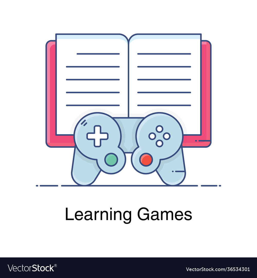 Learning games Royalty Free Vector Image - VectorStock