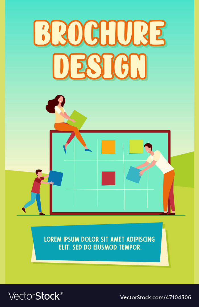 Business team planning tasks Royalty Free Vector Image