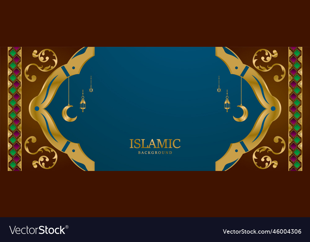 Grußkarte islamic Blumenmuster Design