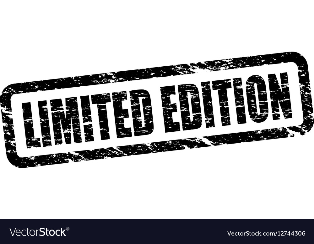 Limited edition Royalty Free Vector Image - VectorStock