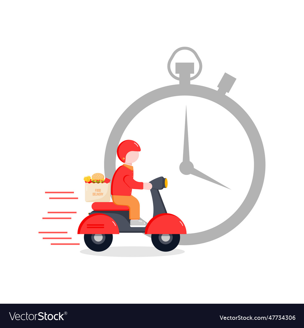 Online shopping food delivery icons to express Vector Image