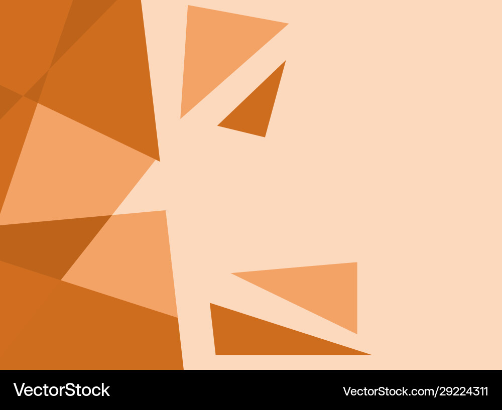 Background Design With Abstract Patterns In Orange