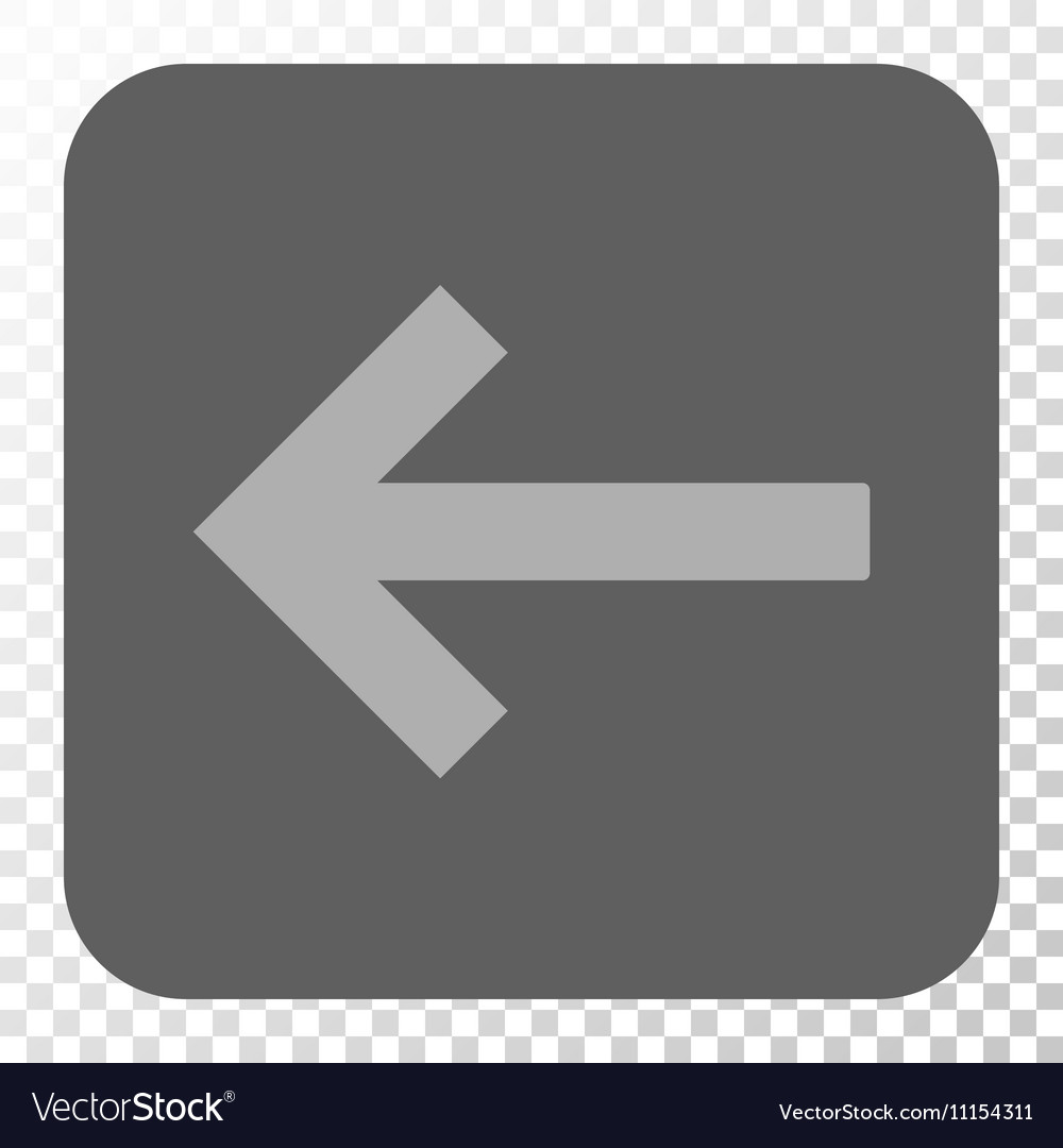 Left arrow rounded square button