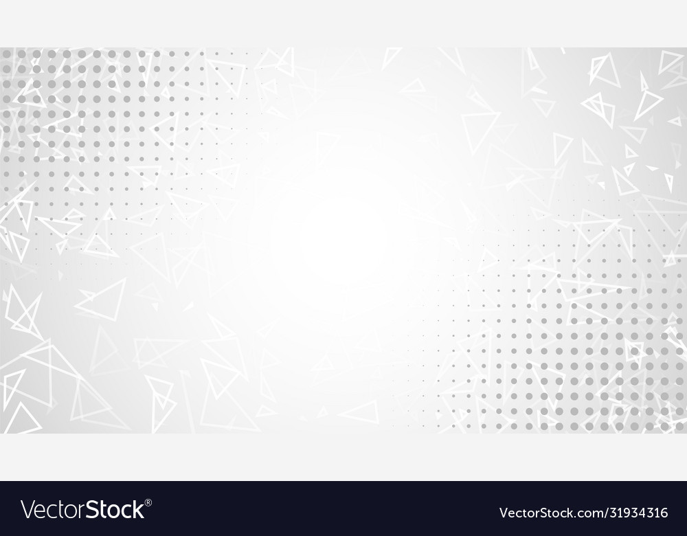 Abstract gray white background triangular