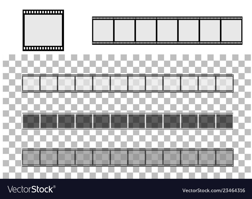 Photographic film on transparent