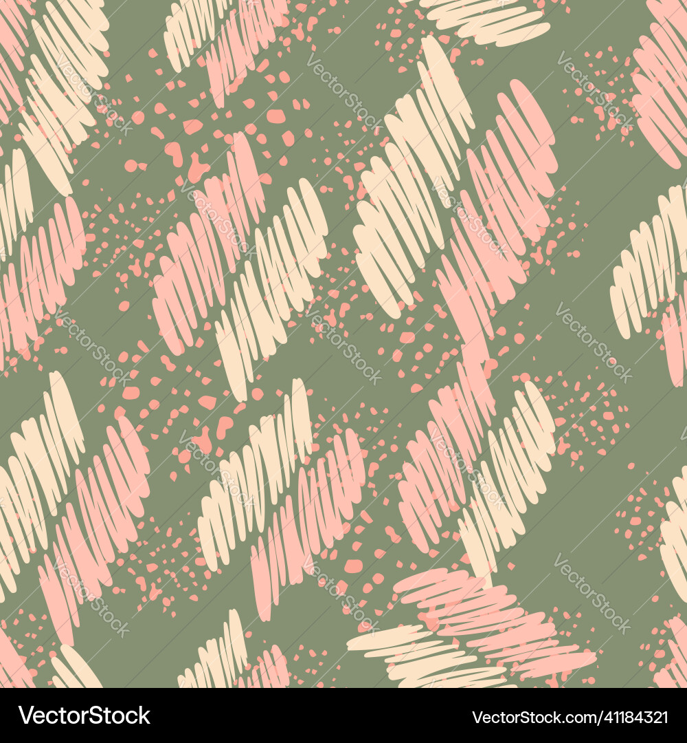 Hand drawn scrawl sketch pattern pencil strokes Vector Image