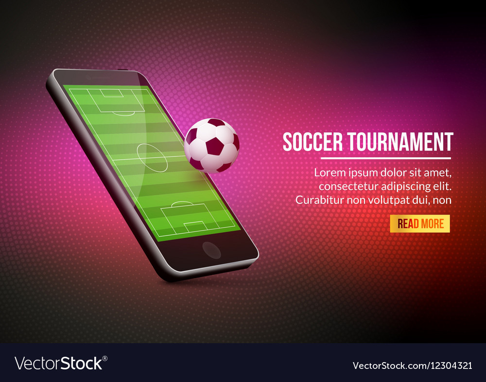 Mobile football soccer sport play match