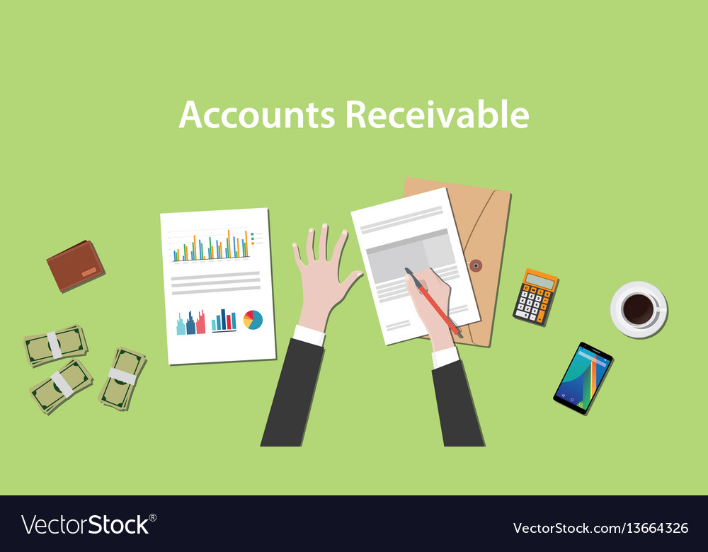 Accounts receivable with a man