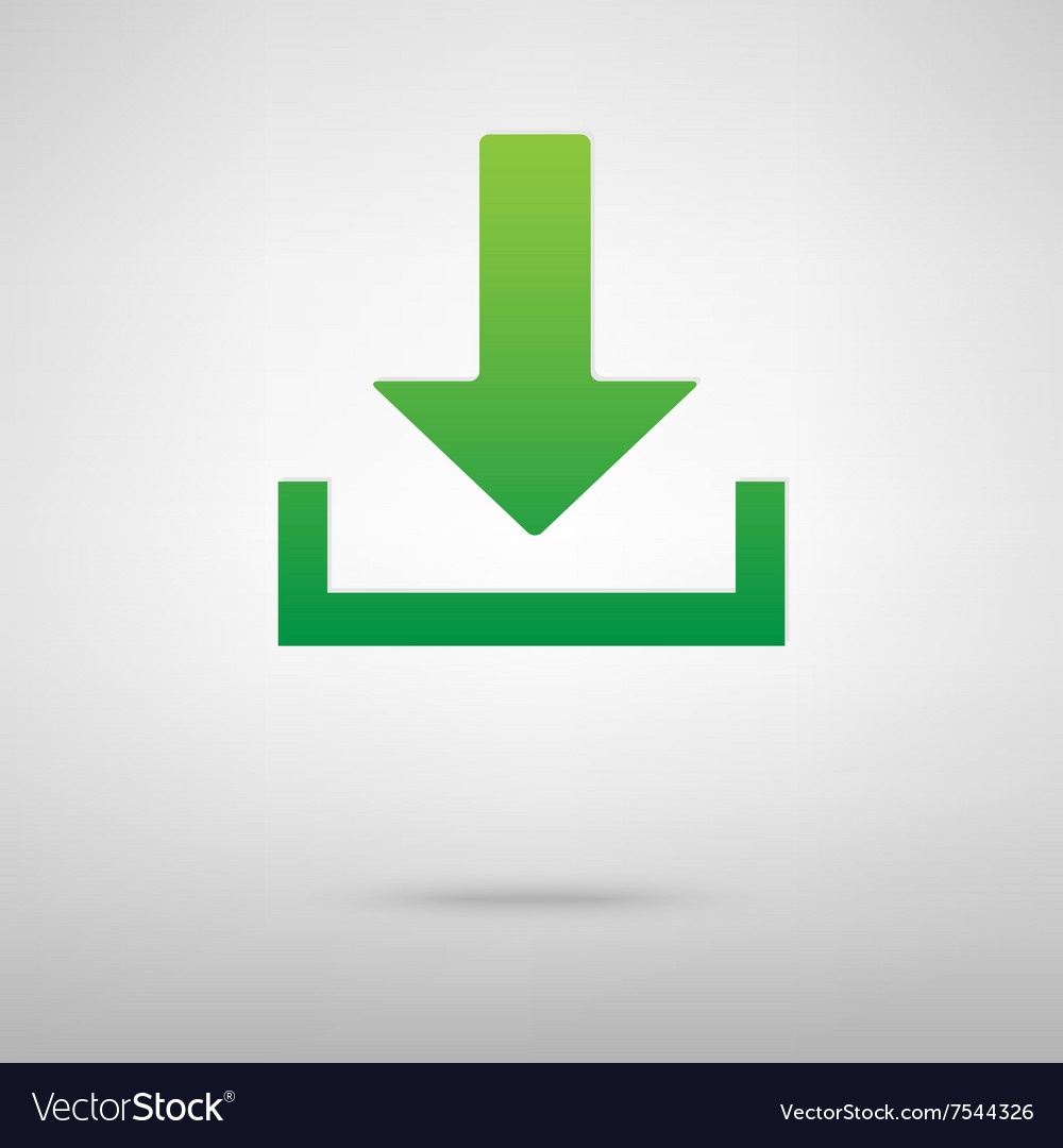 Download green icon Royalty Free Vector Image - VectorStock