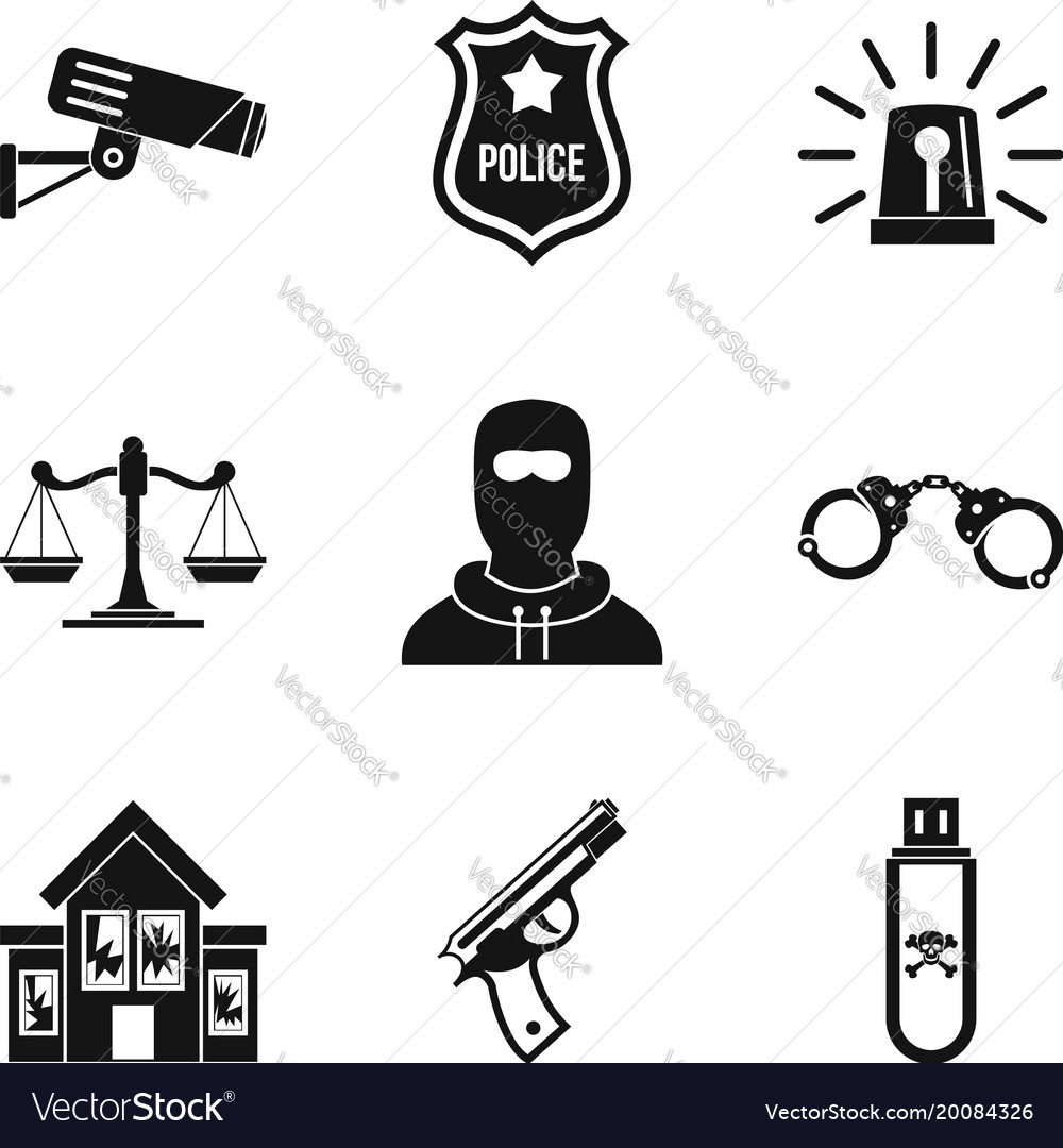 safeguarding-icons-set-simple-style-royalty-free-vector