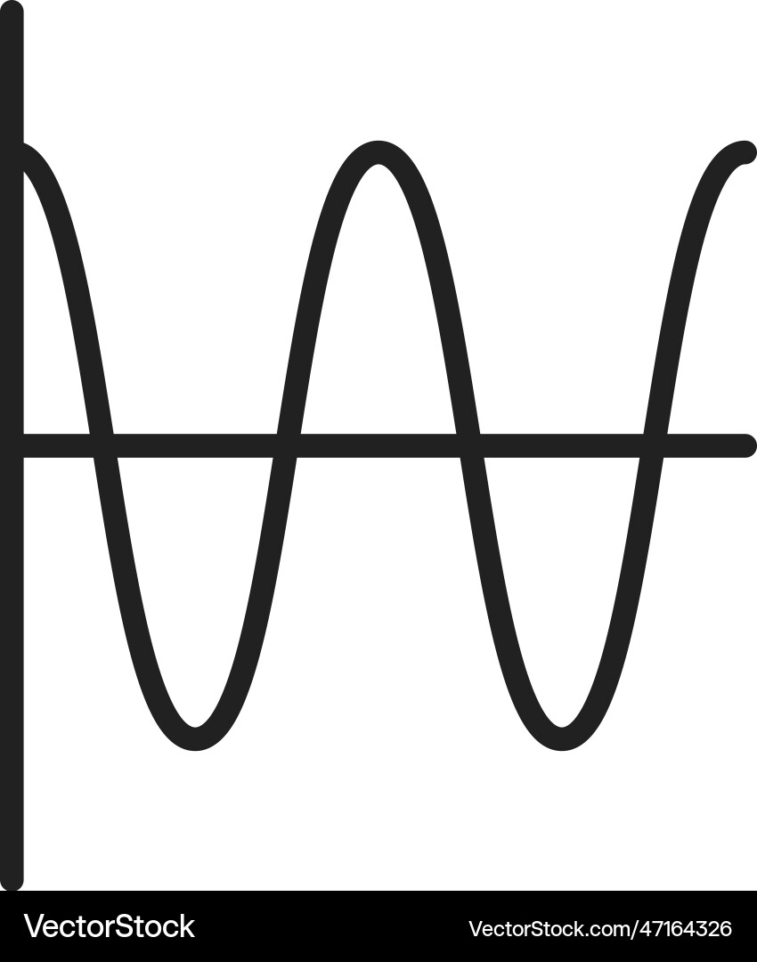 Waves icon image Royalty Free Vector Image - VectorStock