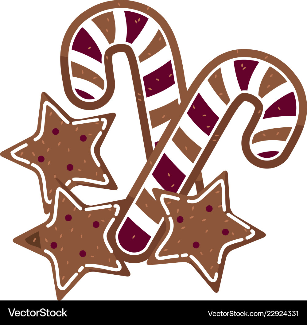 Candy canes design Royalty Free Vector Image - VectorStock