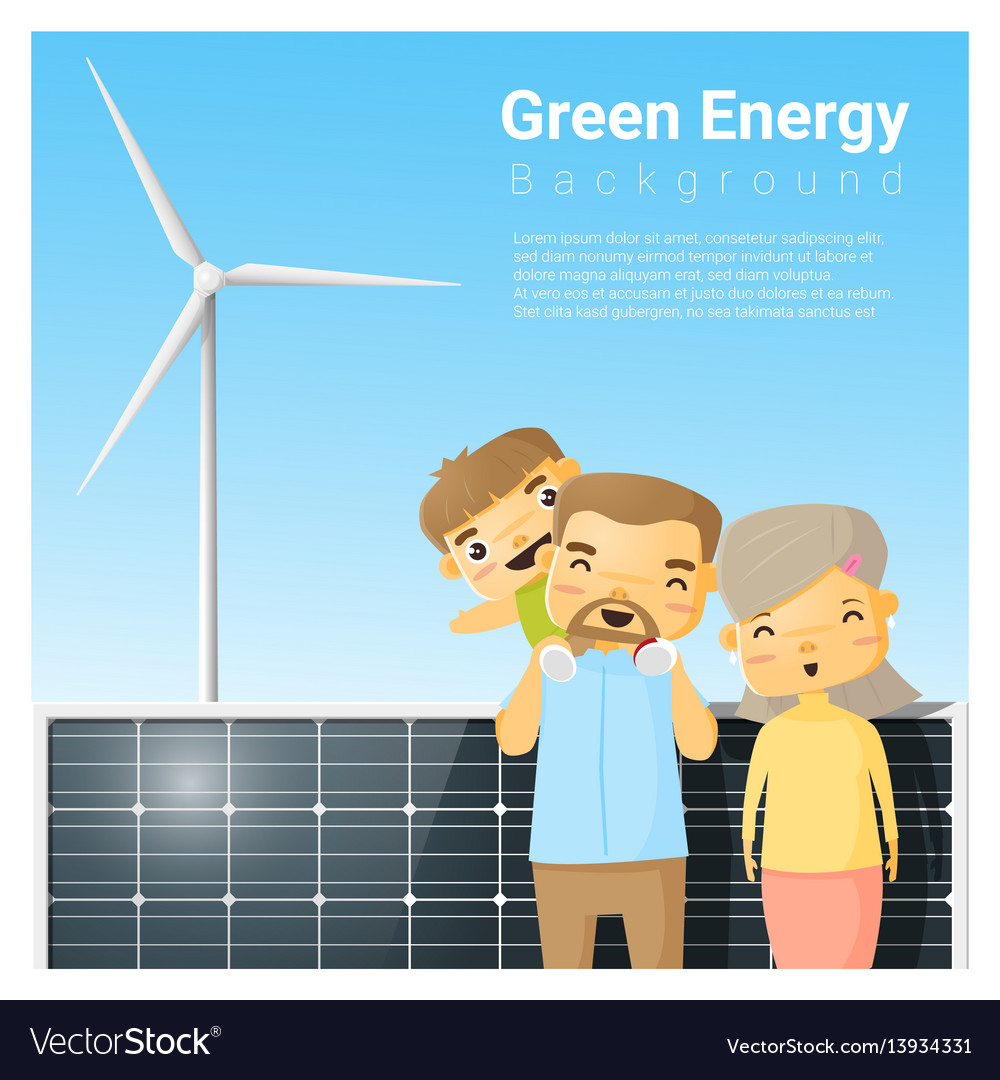 Green energy background