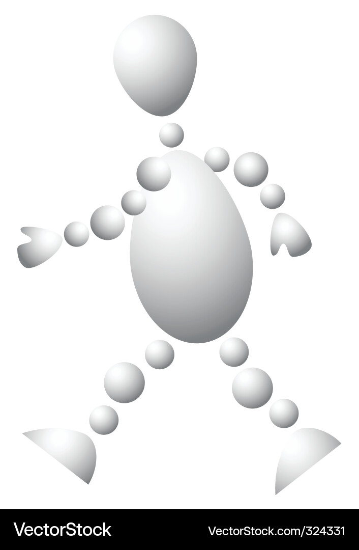 Man walking Royalty Free Vector Image - VectorStock