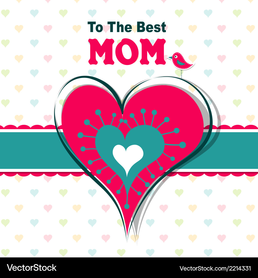 Template greeting card Royalty Free Vector Image