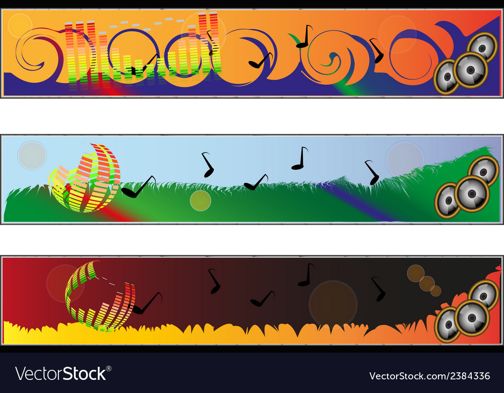 Abstract music colorful background