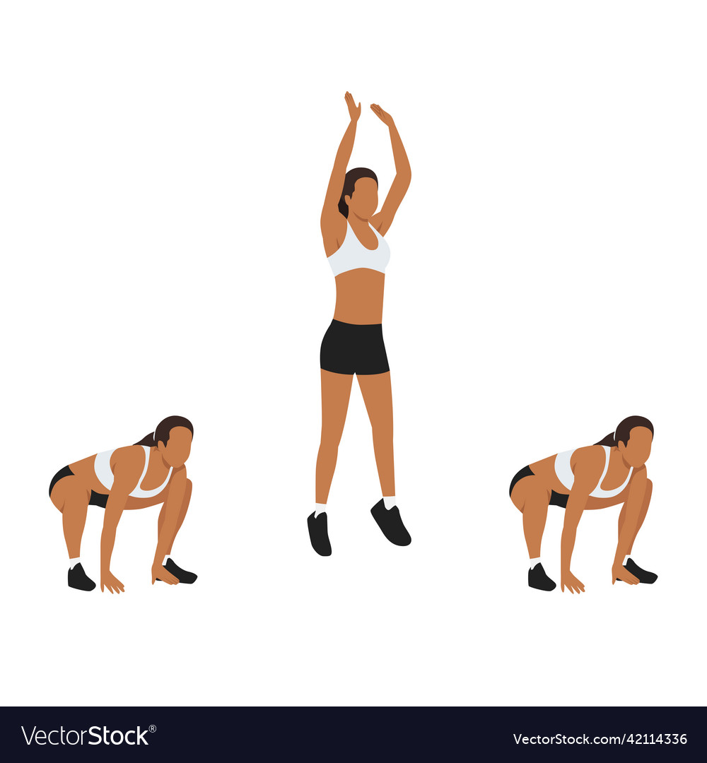 Frog Jumps  Illustrated Exercise Guide