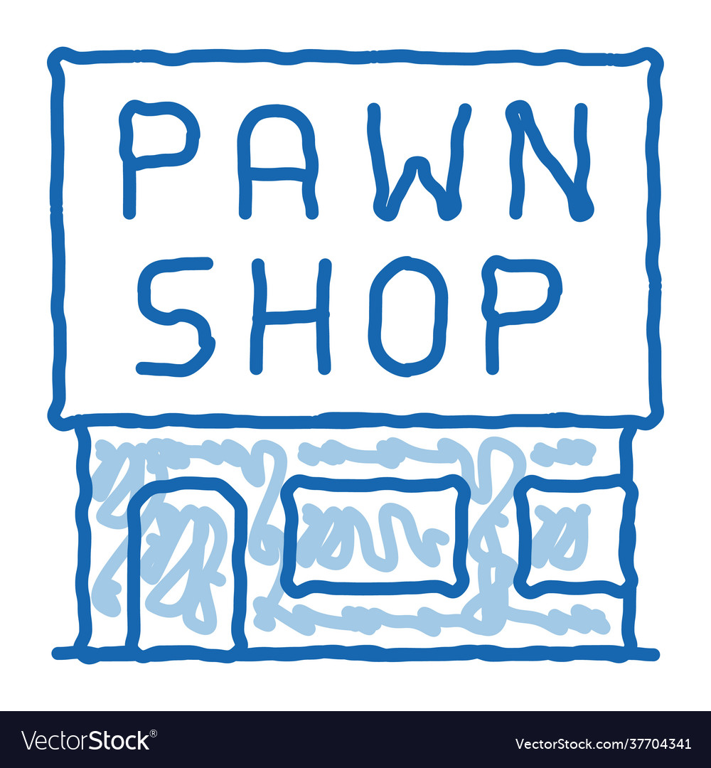 Appearance pawnshop icon outline Royalty Free Vector Image