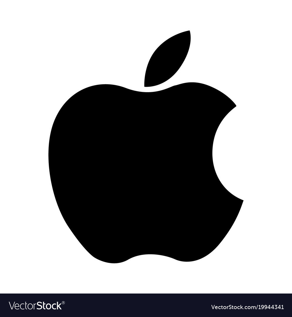 Apple Logo Computer Ipad Iphone Software Vector Image