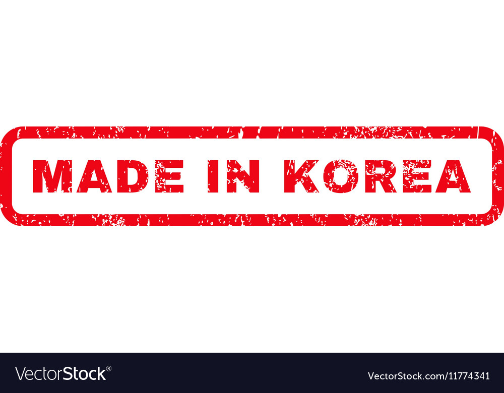 Made in korea rubber stamp