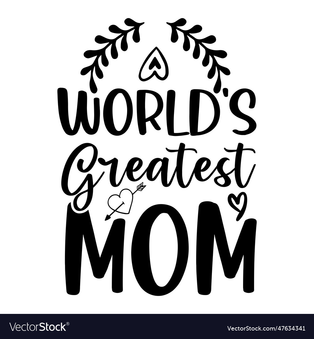 Mothers day shirt print template typography Vector Image