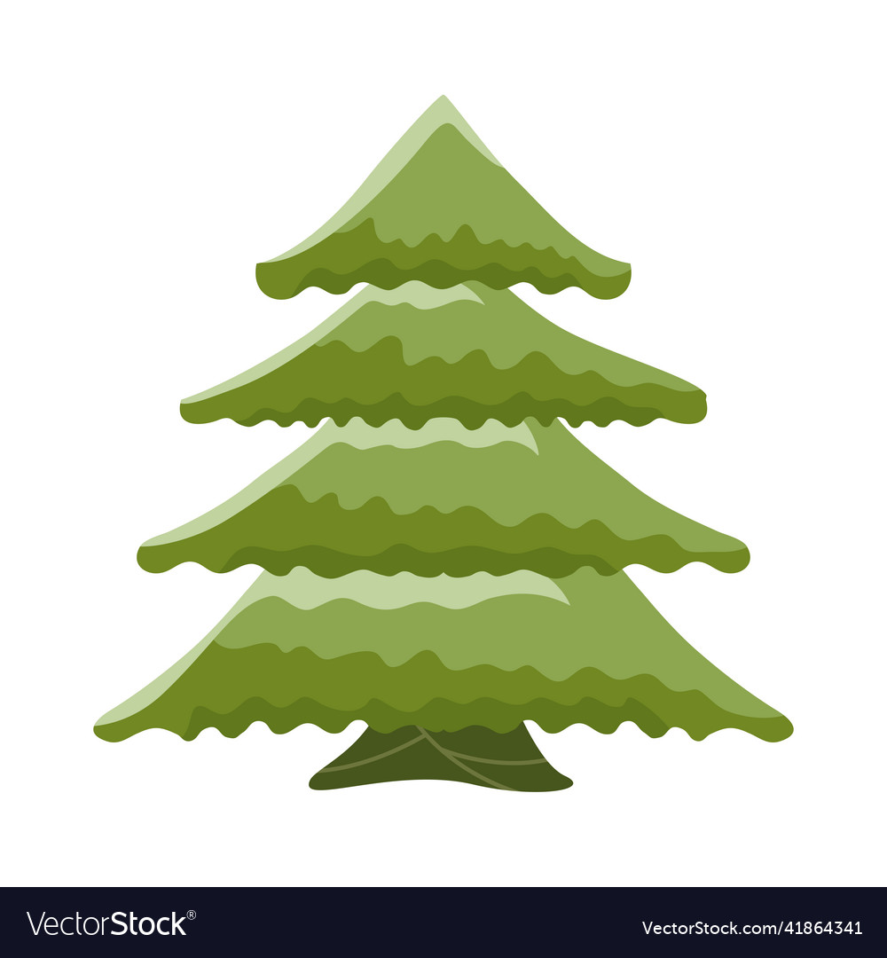 Pine tree forest Royalty Free Vector Image - VectorStock