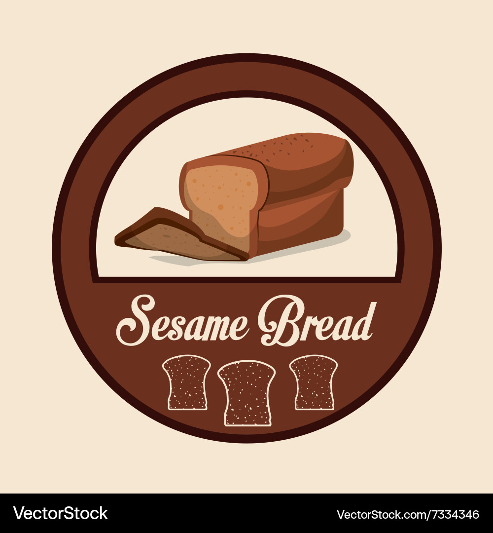 Bread and bakery design Royalty Free Vector Image