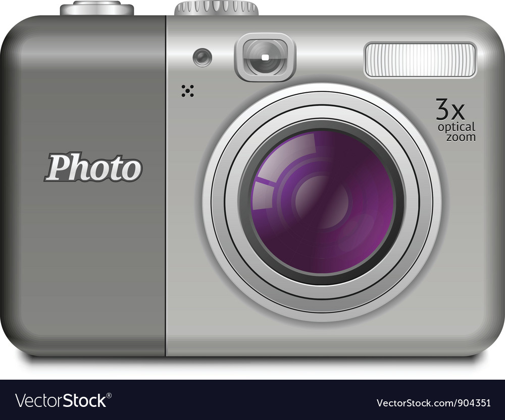 Digital Compact Camera Royalty Free Vector Image